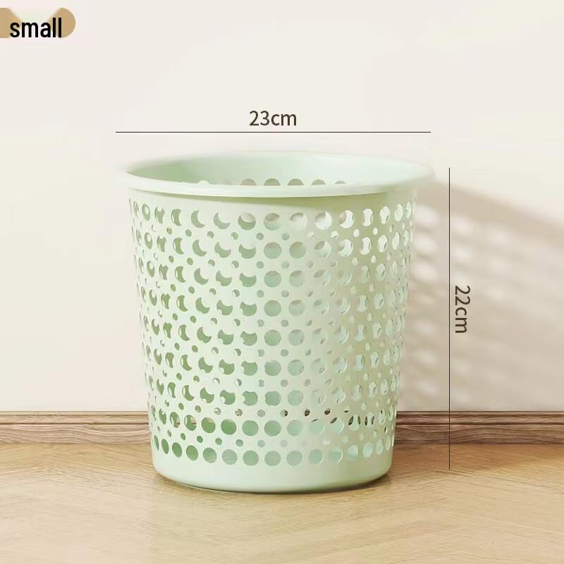 Hollow Round Plastic Trash Can
