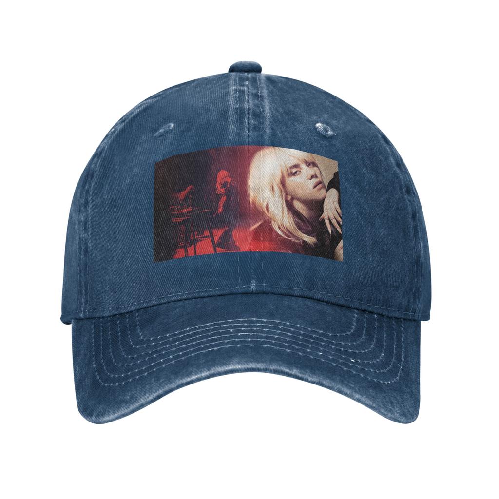 Billie Eilish Mosott Farmer Sapka Alkalmi Baseball Sapkák Állítható Kalap Nyári Uniszex Baseball Sapkák