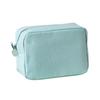 Makeup Bag Solid Color Large Capacity Zipper Closure Cosmetic Pouch Skin Care Product Travel Storage Pouch