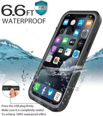 Full Sealed Clear IP68 Waterproof Case For iPhone 16 15 14 Plus 13 12 Pro Max Mini XR Shockproof Cover with Screen Protector