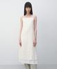 INSILENCE WOMEN Textured Jacquard Dress Ivory
