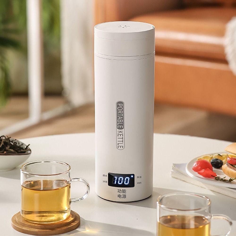 316 Edelstahl Reise-Wasserkocher Tragbare Smart-Wasserflasche für Büro, Wohnheim oder Reise