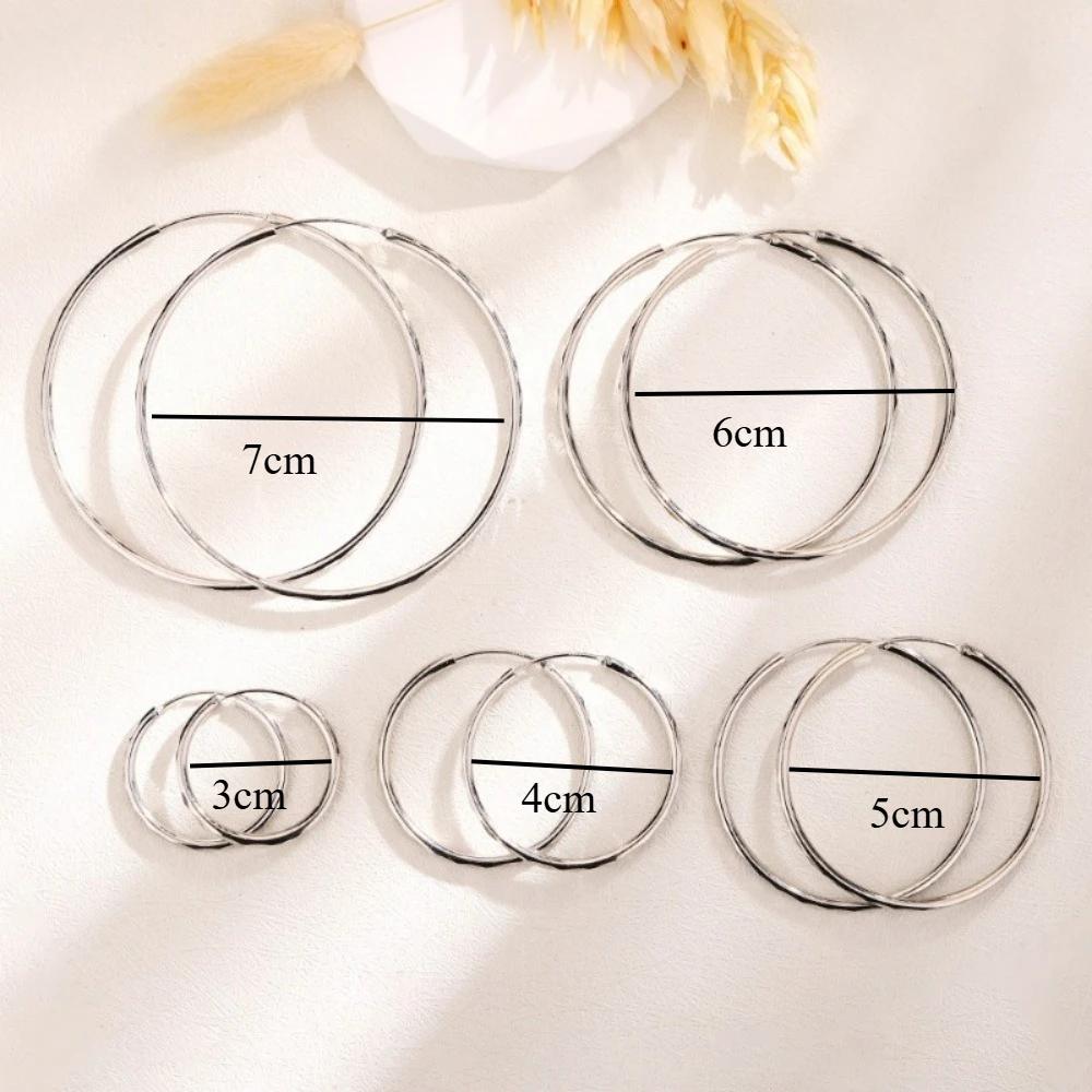 Women's Round Earring, New Collection  Big Hoop Earrings Fashion Women Zircon