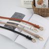 Women's Pin Buckle Thin Belt Fashion Trendy Waistband Dresses Decoration PU Leather Belt