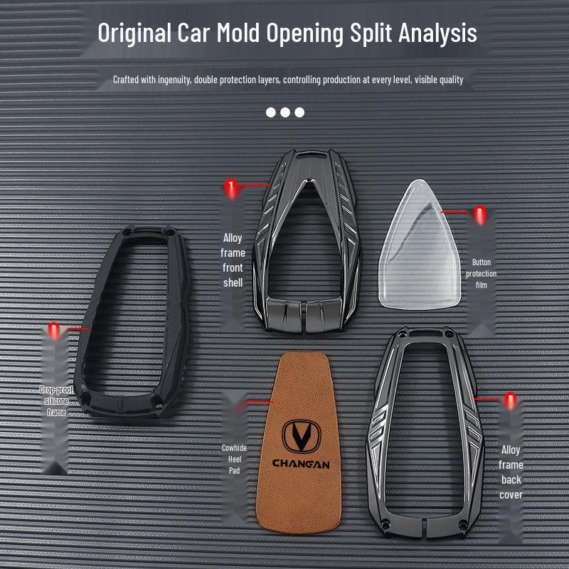 Key Cover for 2024 Changan Ruicheng Plus & 2022 Ruicheng CC, Unisex Design