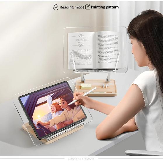 Reading stand Transparent acrylic Multifunctional lifting Children's bed Reading reading stand Desktop stand