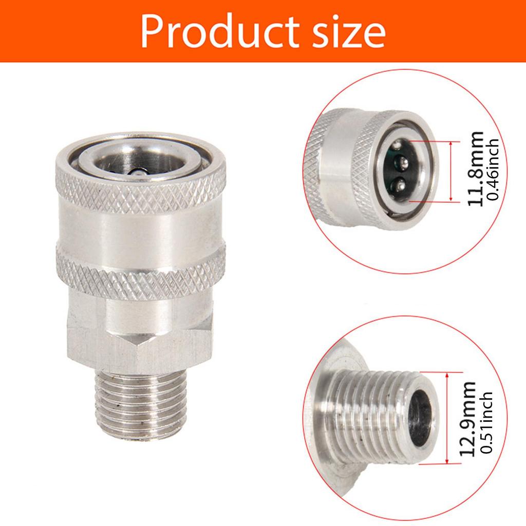 Pressure Washer Adapter Pressure Washer Coupling Accessories Premium Replaces Parts Quick Coupler Quick Connector