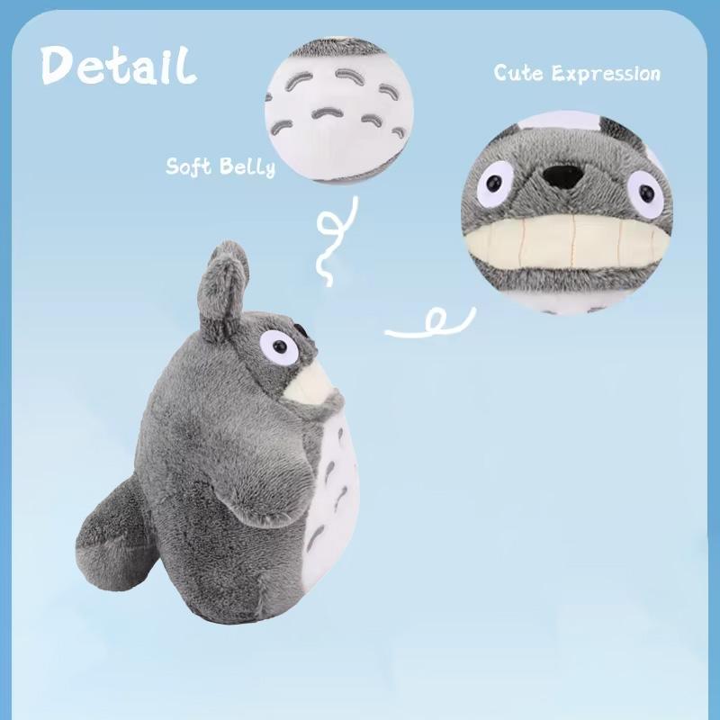 Cute Soft Cartoon Animal Character Bare Teeth Cat Plush Toy Animated Around a Fun Birthday Gift for a Child Sleeping Companion