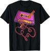 80s Cassette Tape Pencil 1980s Retro Vintage Throwback Music Short Sleeve T-Shirt Streetwear Men Camiseta Hombre