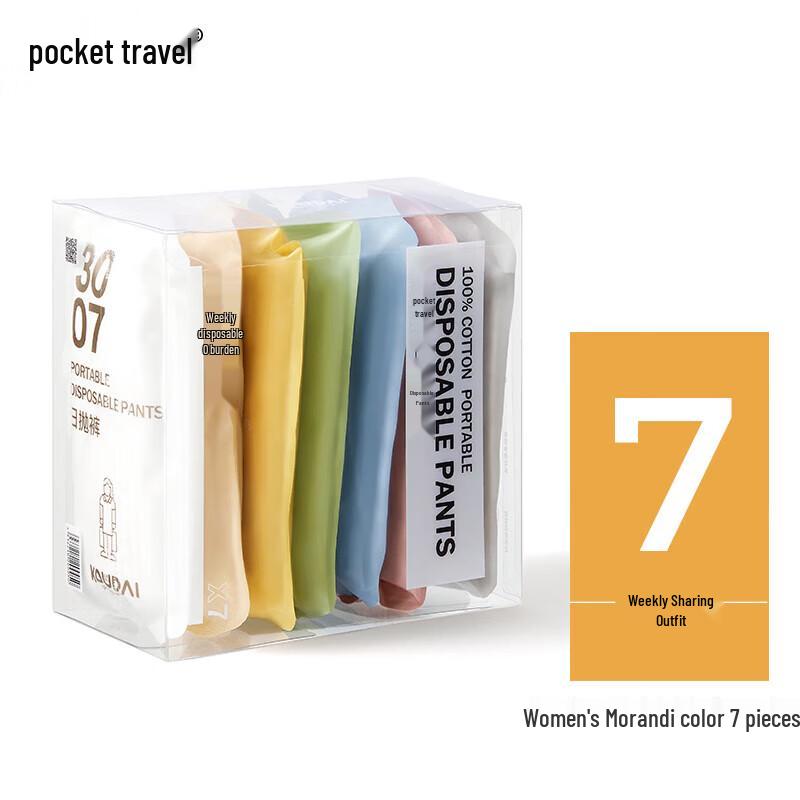 Women s Disposable Cotton Travel Underwear L