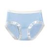 Women S Mid Waist Breathable Antibacterial Triangle Underwear Summer Thin Ice Silk Cotton Crotch Underwear
