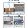 Five Layer Non-woven Fabric Door Storage Box Hanging Bag, Large Capacity Home Bedroom Hanging Storage Bag Hanging