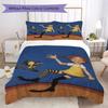 Set Copripiumino Pippi Calzelunghe Copripiumino Federa Decorazione per la Casa Regalo di Compleanno (1 * copripiumino + 2 * federe senza imbottitura)115