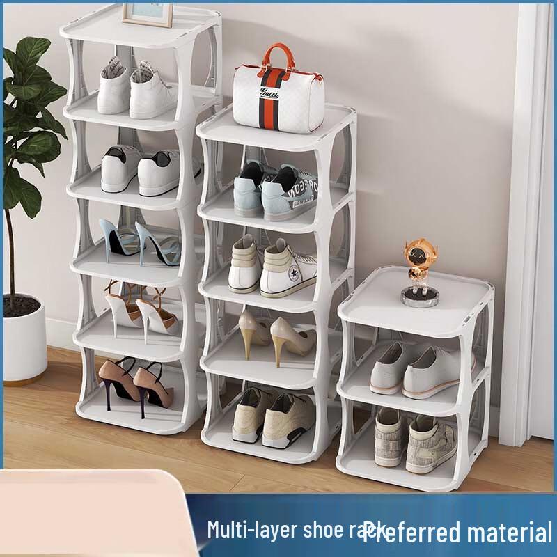 BAIWEN Multi-layer Plastic Shoe Rack