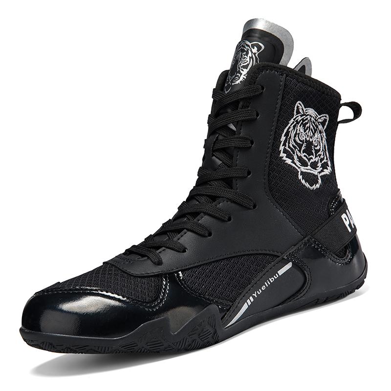 New Professional Men's and Women's Boxing and Wrestling Shoes for Indoor Competitions, Boxing and Wrestling Boots In Sizes 36-47