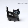 1/3 шт. Очаровательная деревянная фигурка котенка - Декор кошки ручной работы для дома, Идеальная идея для подарка Фигурка кошки Аксессуары для кошки