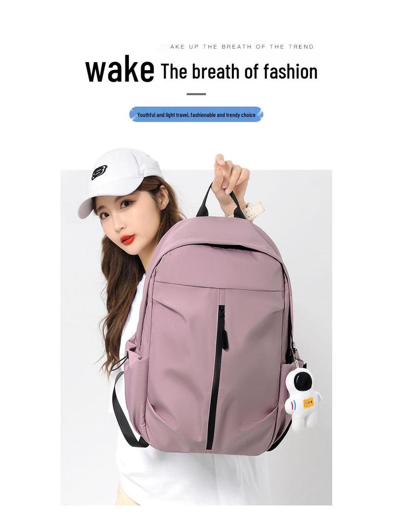 Unisex Casual Fashion Backpack with Pendant