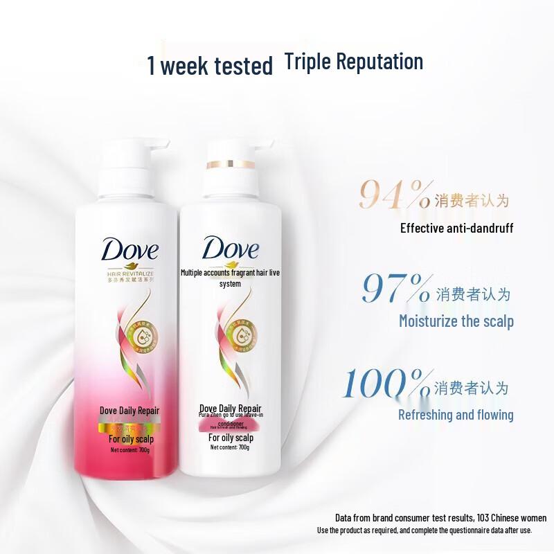 DOVE Daily Nourishment Shampoo & Body Wash Set