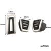 LHD Car Pedals for Volkswagen VW Passat B8 Variant 2016-2023 Tiguan MK2 Allspace 2017-2023 Gas Brake Foot Rest Pads Pedal Cover