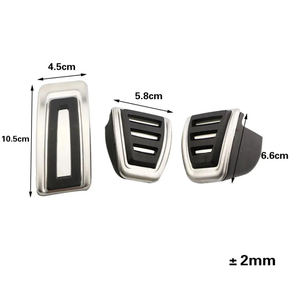 LHD Car Pedals for Volkswagen VW Passat B8 Variant 2016-2023 Tiguan MK2 Allspace 2017-2023 Gas Brake Foot Rest Pads Pedal Cover