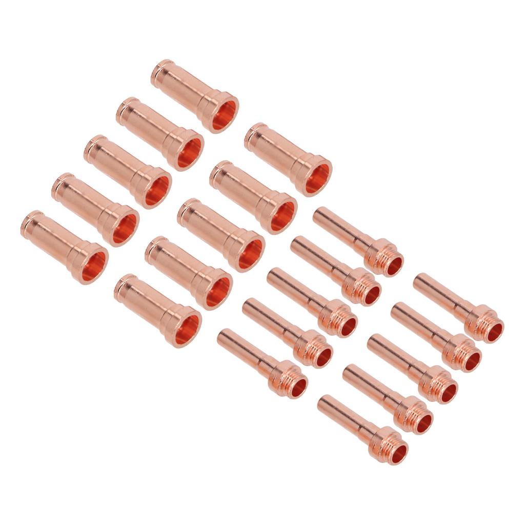 10 ST C1848 Munstycken och 10 ST C1368 Elektroder Mässingsmunstycke Elektrodset för CP91 Plasmaskärbrännare