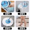 30/120/210pcs Concentrated Floor Cleaner for Tile Wood Bathroom and Car Surfaces Powerful Floor Cleaning Sheets for Home Water Soluble