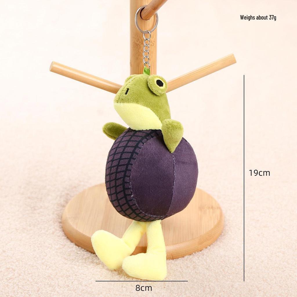 AI Klassiska Berg och Hav Gränsöverskridande Plysch Pinne Figur Nyckelring Hänge