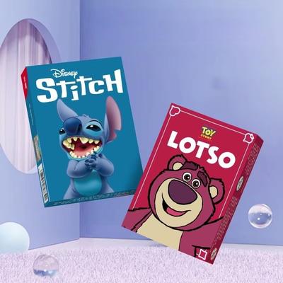 MINISO Stitch Poker Lots-o'-Huggin' Bear Hracie karty Hracie karty Poker Vnútorná rodinná zábava Stolové hry