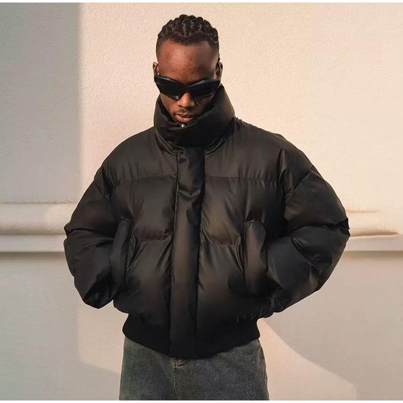 Stand-up Collar Thickened Men's Padded Jacket Men's Outdoor Warm Jacket New Windproof Padded Jacket