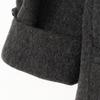 Gray Double-Sided Cashmere Coat - Korean Style Mid-Length Outerwear for Autumn/Winter