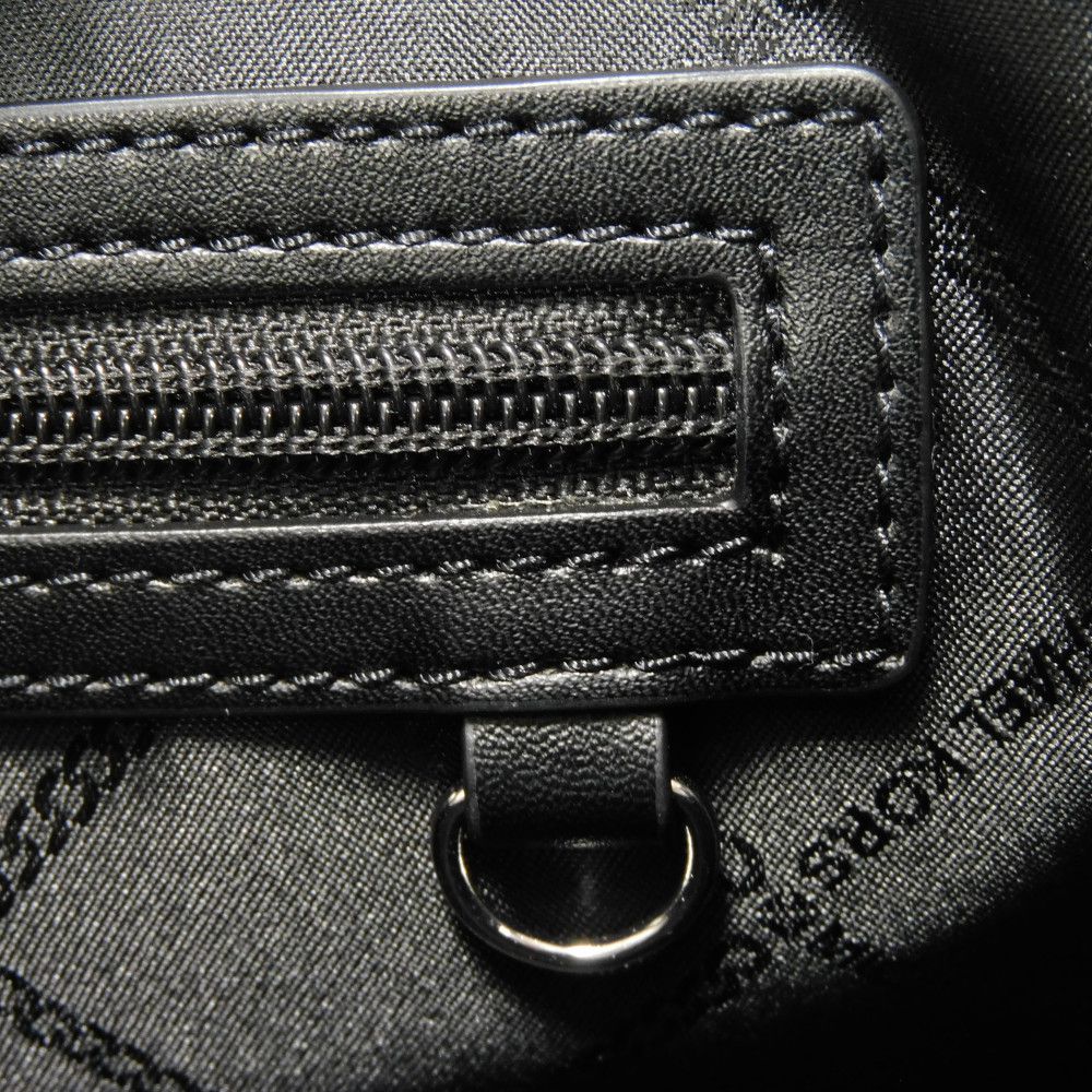 Used 11974 Gigi Empire Logo Large Tote 30S3G3GT3J 7924 Black 2-Way Shoulder Bag MK Jacquard Natural Unisex from Japan