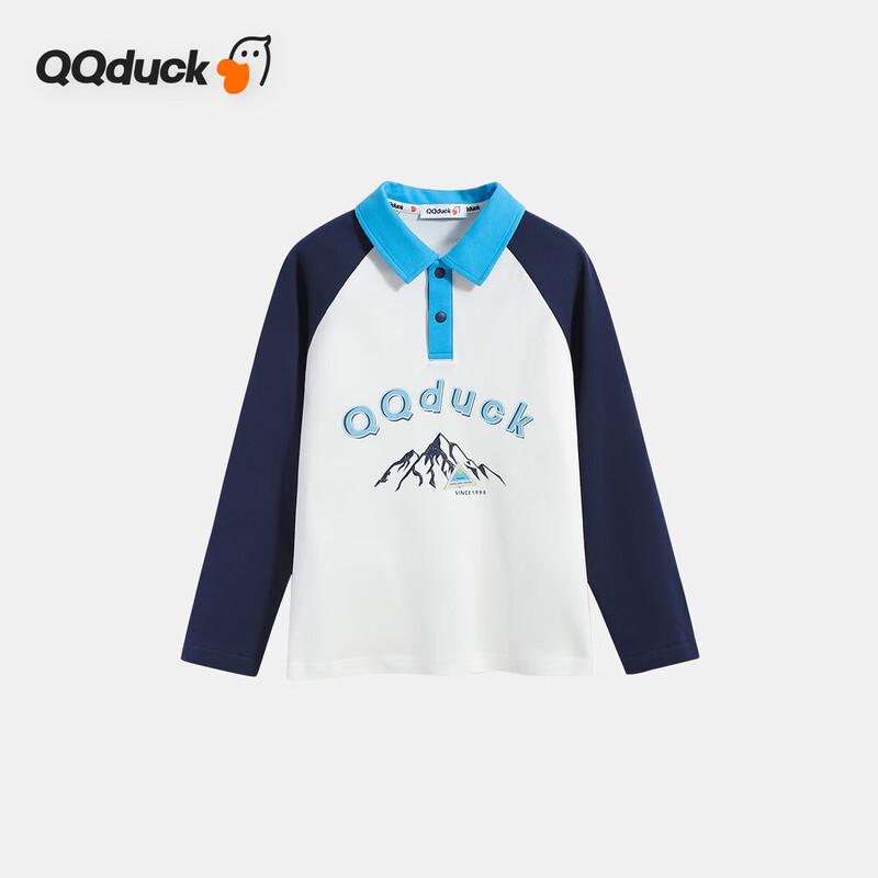 QQ DUCK Kids' Long-Sleeve Polo Shirt