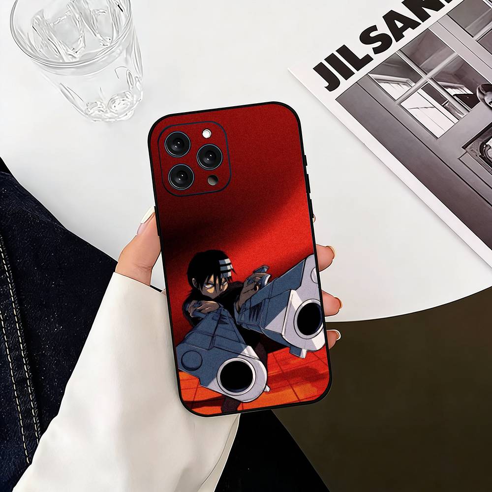 

A-Alucard H-Hellsing Anime Phone Case For iPhone 17, 16,15,14,13,12,11 Plus,Pro Max, Others Soft Black Cover iPhone16pro
