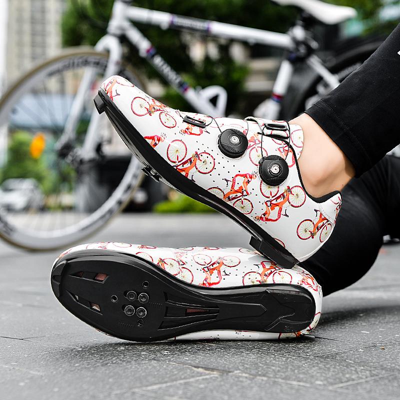 Men's Road Cycling Shoes Self-Locking SPD Mountain Bike Outdoor Racing Sports Footwear for MTB And Cycling
