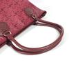 Celine Logo Sulky Bag Tote Bag Shawl Shoulder Bag PVC/Leather RedBased