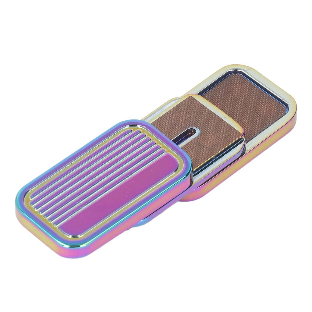 Magnetický posuvník pro uvolnění stresu 3 vrstvy Kovová posuvná karta pro úzkost a ADHD