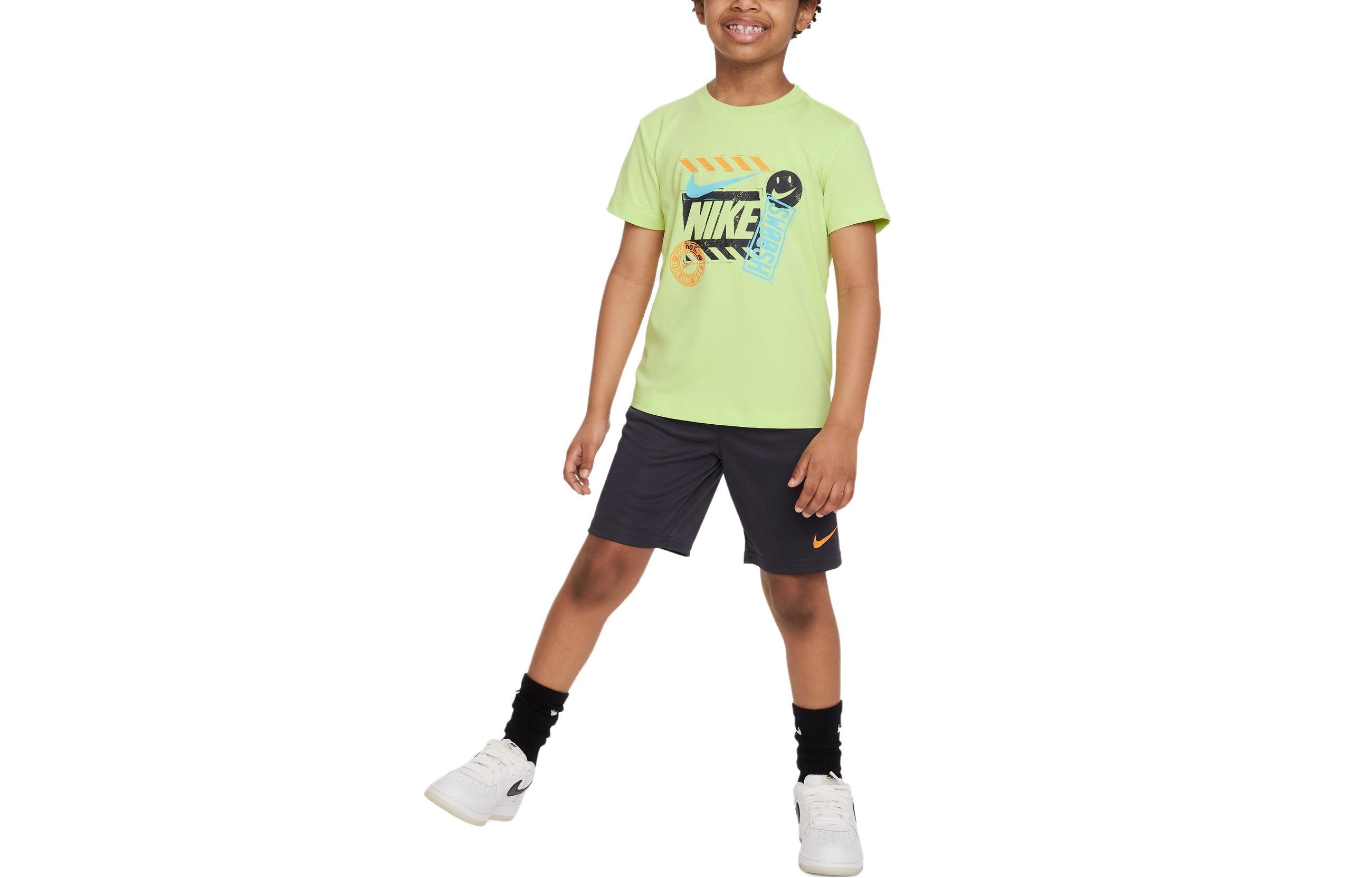 Nike Kids Casual Sportswear Crew Neck Moderate FQ0541-015 S