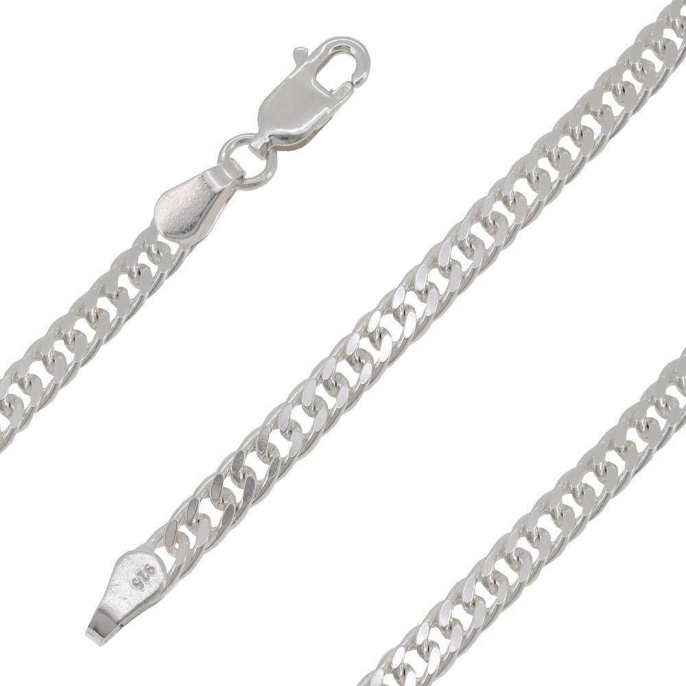Gin No Double Kihei Chain Length Width Silver 925 Necklace Chain Necklace Chain Sv925 Chain Only [Shinjuku Kura] 45-60cm (50cm) Approx. 3.5mm Men's