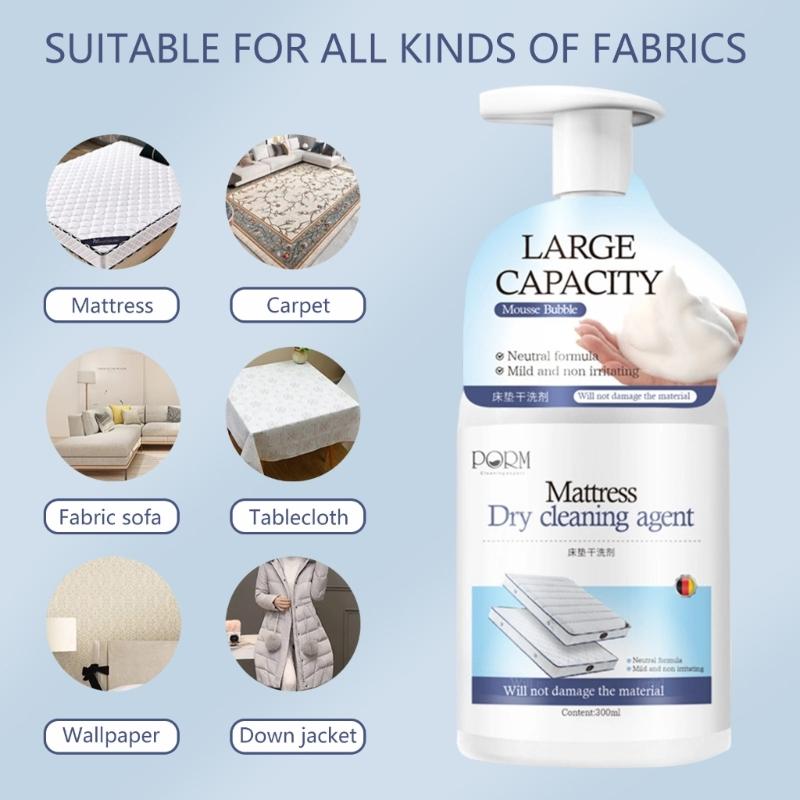 Advanced Mattress Cleaner With Coconut Oil Surfactants Quickly Breaks Down Stubborn Stains 300ml