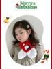 Kids' Red Knit Scarf: Winter Plush Neck Warmer