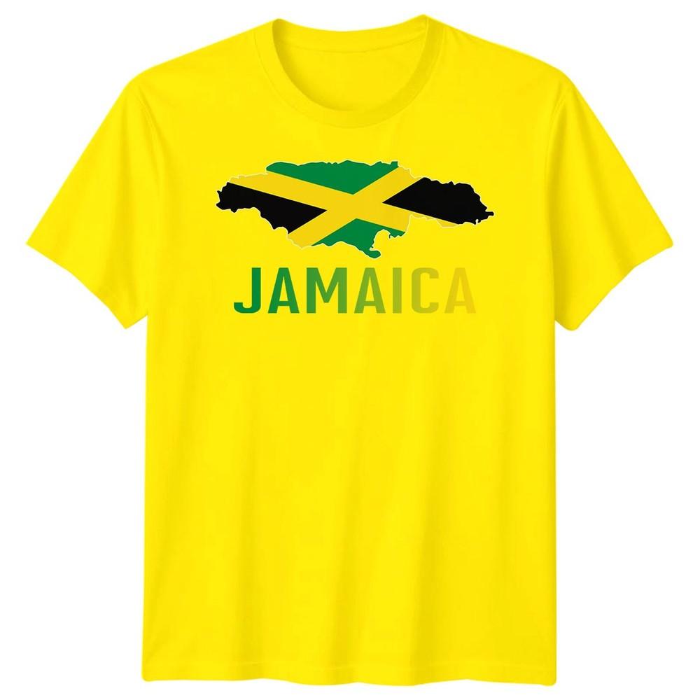Jamaica Flag Map Countries Unisexs TShirt Unisexs Tee Travel Souvenir Graphic