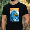 T-Shirt Herren Clownfisch Motiv Baumwolle Größe XS bis 5XL