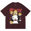 230 Gsm 100% Cotton Chainsaw Man V48 Power Cake Print Unisex Heavy Cotton T Shirt