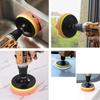 6pcs/set Universal Car Polishing Pad Kit 3/4/5/6/7 Inch Car Repair Tools Auto Detailing Waxing