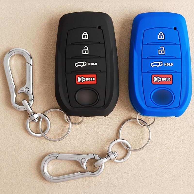 TANDRIVE Key Fob Cover For Toyota 2025 2026 Grand Highlander Corolla Cross 4Runner Land Cruiser Highlander Crown Signia Sequoia Venza -2026,