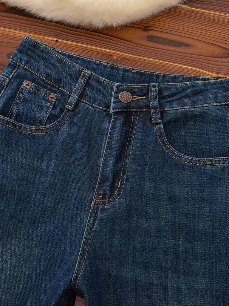 High-Waisted Slimming Petite Flare Jeans for Women - Autumn/Winter Collection