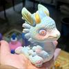 Cute Dragon Silicone Mould Resin Casting Molds Scented Candle Molds for Candle Making Plaster Soap Mold Desktop Decors