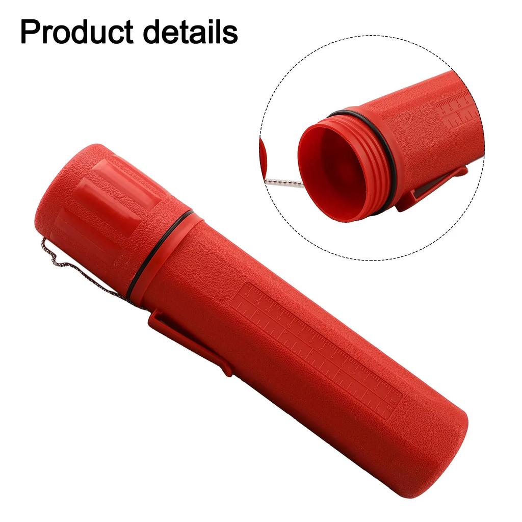 Compact Electrode Storage Tube Carry Strap Storage MMA Electrode Container Welding Rod Storage Measuring Scale Embossed
