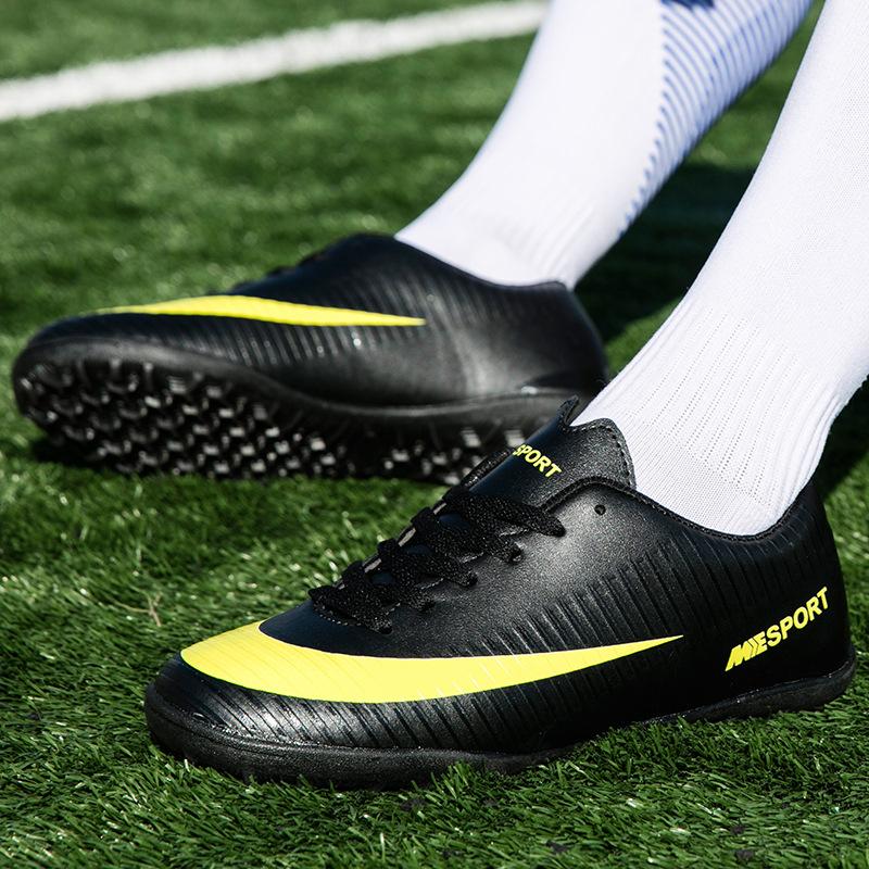 Spot Football Shoes Men's and Women's Broken Nails Tf Primary and Secondary School Students Children's Grass Training Teenagers Non-slip Sneakers