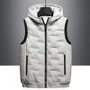 Thick Vest Men Fashion Warm Vests Sleeveless Jacket Coat Solid Color Waistcoat